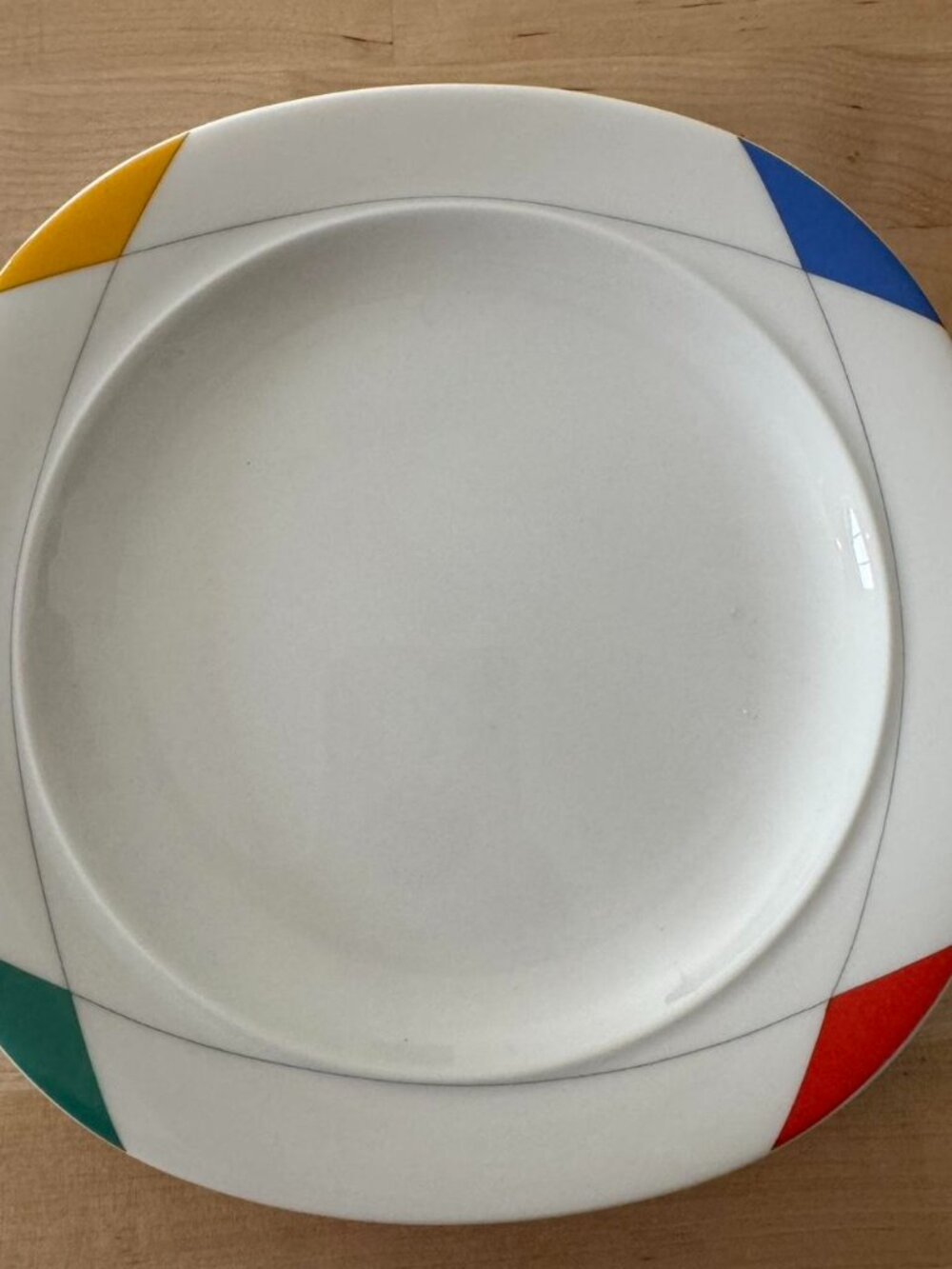 Christopher Stuart Montego Bay Vintage Color Block Salad Plate